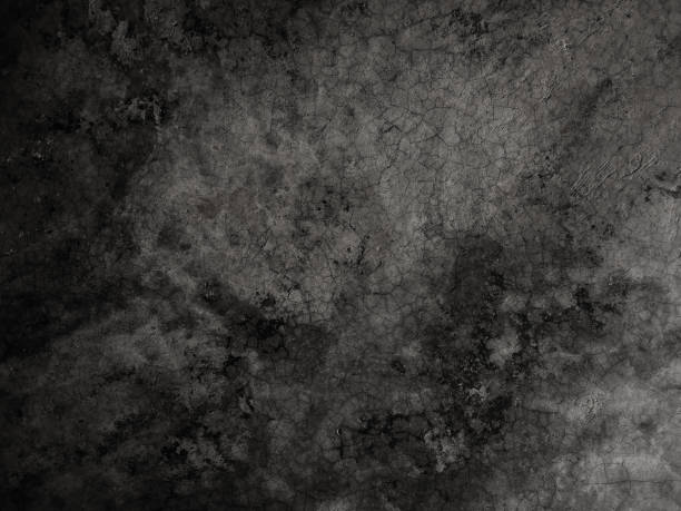 istock Dark cement wall background in vintage style for graphic design 1255669795