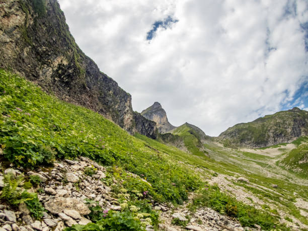 istock Panoramic hike at the Nebelhorn in Allgau 1255671310