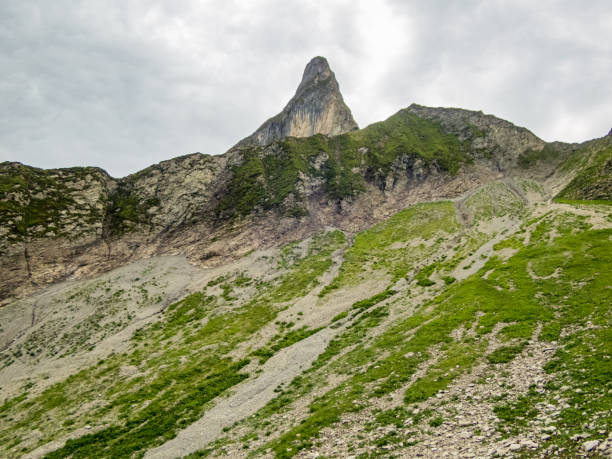 istock Panoramic hike at the Nebelhorn in Allgau 1255672708