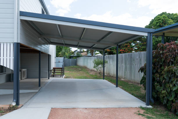 istock New carport on renovated house 1255677759