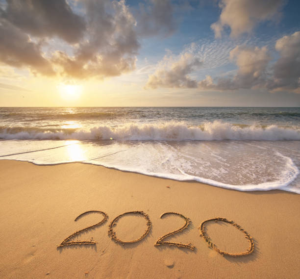 istock 2020 year on the sea shore 1255679149