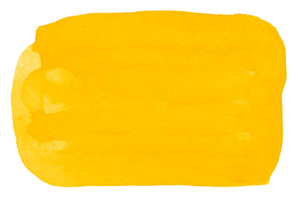 istock Vibrant yellow watercolor abstract background, sunny 1255680188