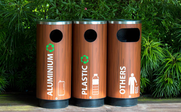 istock Wooden bin in a public park, Singapore 1255686126