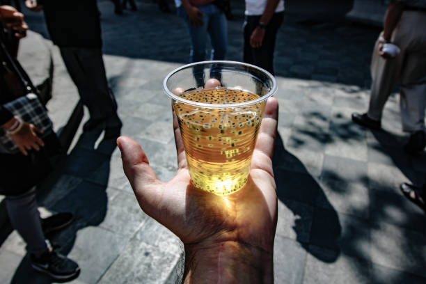 Iranian drink made of seeds and saffron