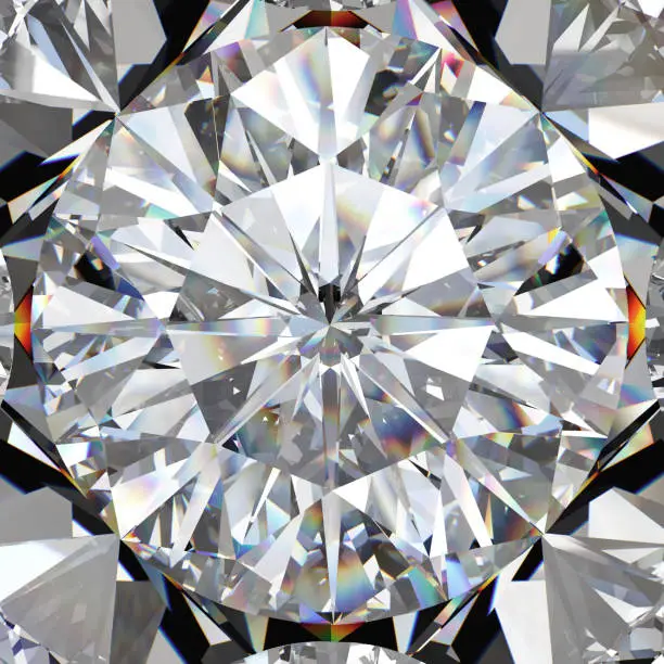 Photo of Diamond on jewelry background.