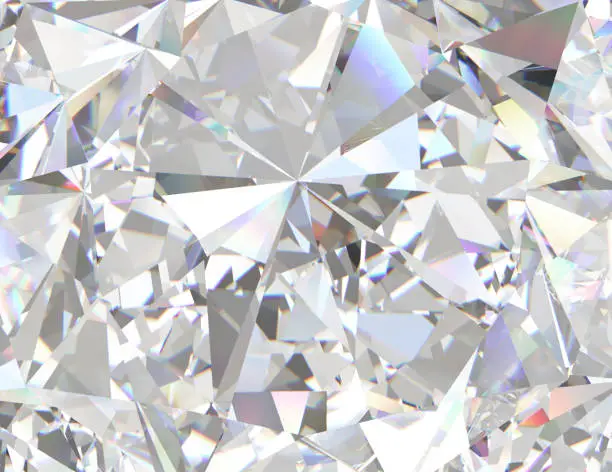 Photo of Gemstone or diamond texture close-up.