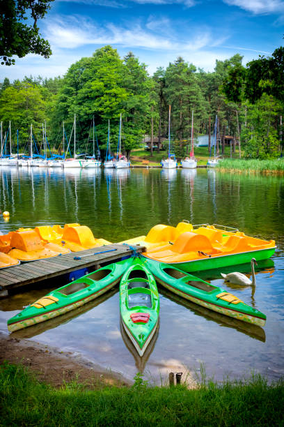 istock Holidays in Poland - active rest by the lake 1255687105