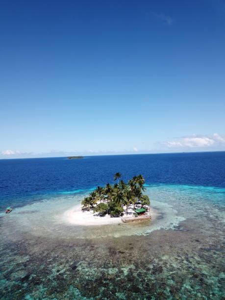 istock Uninhabited island JEEP island in Chuuk, Micronesia 1255691419