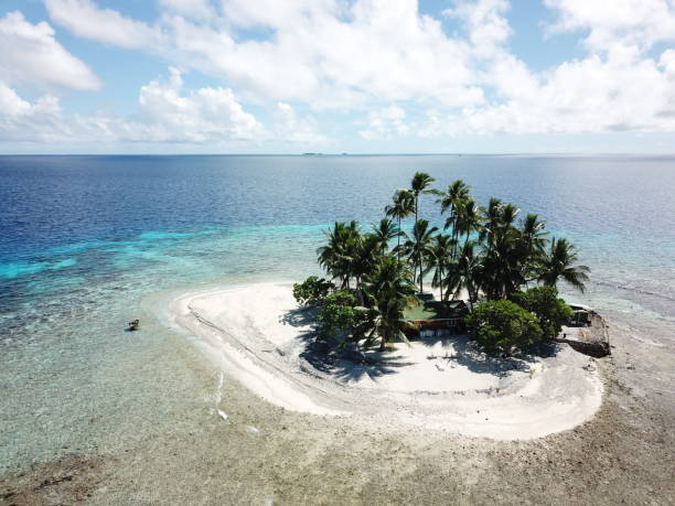 istock Uninhabited island JEEP island in Chuuk, Micronesia 1255691431