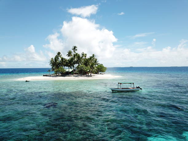 istock Uninhabited island JEEP island in Chuuk, Micronesia 1255691695