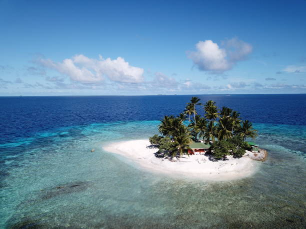 istock Uninhabited island JEEP island in Chuuk, Micronesia 1255692426