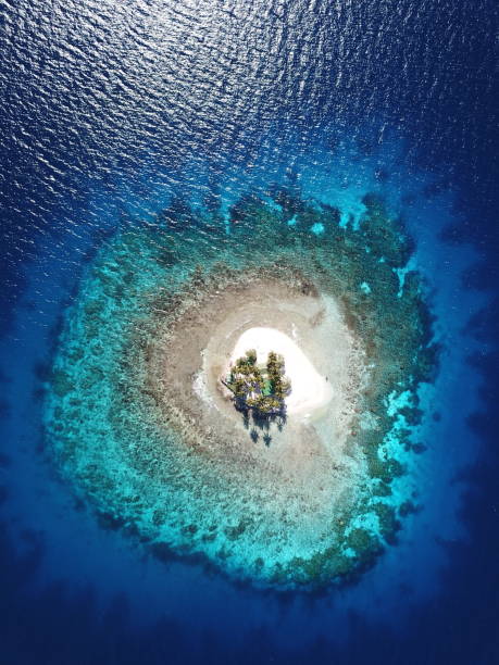 istock Uninhabited island JEEP island in Chuuk, Micronesia 1255692462