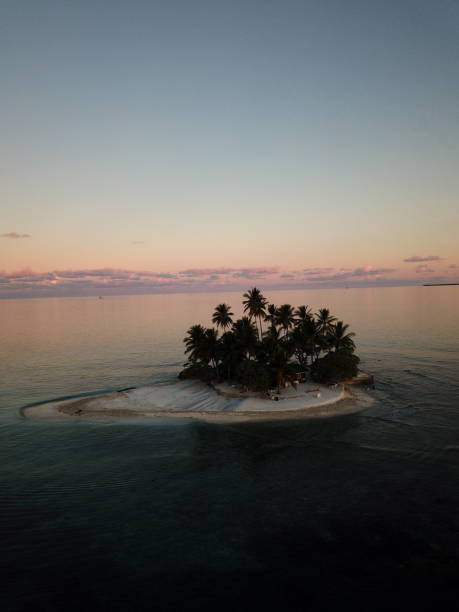 istock Uninhabited island JEEP island in Chuuk, Micronesia 1255692736
