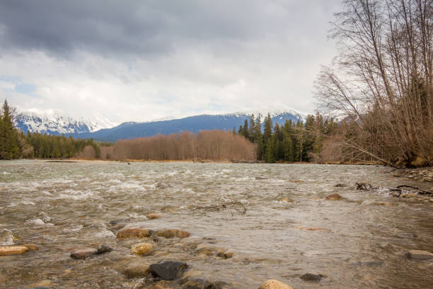 istock A shallow riffle on a cold Kalum river in British Columbia, Canada 1255696926