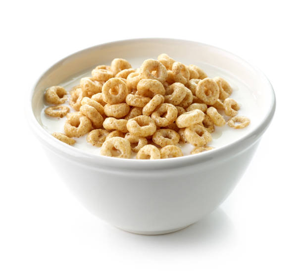 istock bowl of breakfast rings with milk 1255701280