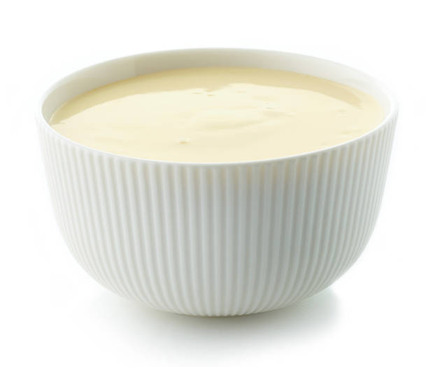 istock bowl of yellow fruit yogurt 1255704048