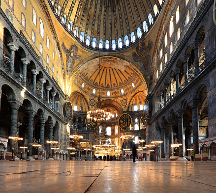 Hagia Sophia Church, Aya Sofya Camii, Istanbul, TURKEY