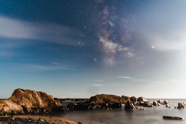 istock Milkyway from the beach at Tateyama 1255716347