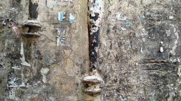 istock Background of old painted wall texture 1255717002