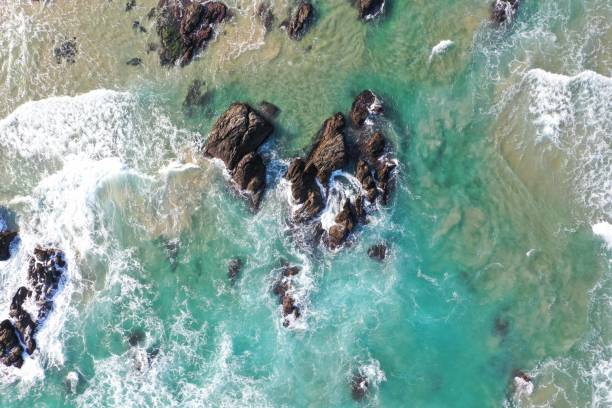 istock a video of waves taken from a drone 1255722940