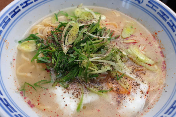 istock Bowl of Japanese miso ramen with scallion 1255735662