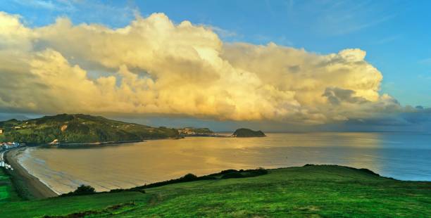 istock panoramic view of Basque towns Zarautz and Getaria 1255738316