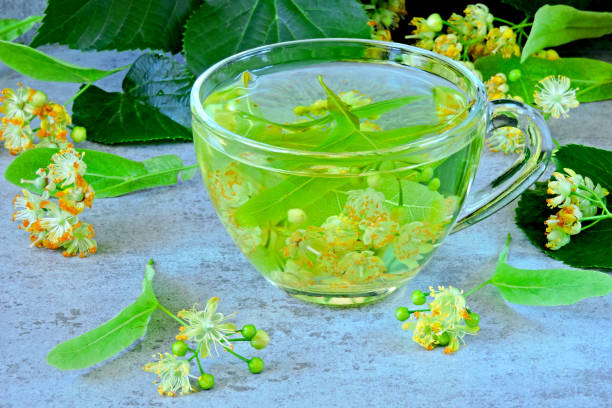 istock Herbal tea made from linden. 1255739026