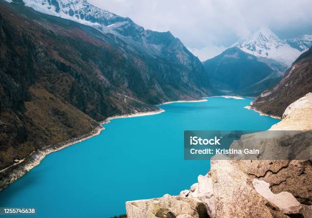 Paron Lagoon Peru Beautiful Turquoise Water Surrounded By Andes And Glaciers Stock Photo - Download Image Now