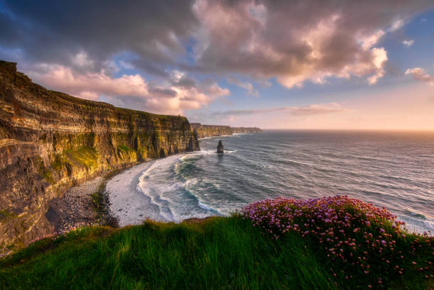 istock Cliffs of Moher at sunset, Co. Clare, Ireland 1255747150