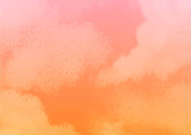 istock beautiful sky background, watercolor painting 1255748664