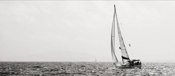 istock Sailboat Underway in British Virgin Islands 1255748707