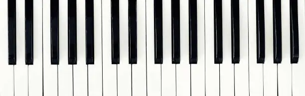 Photo of The keyboard of the piano