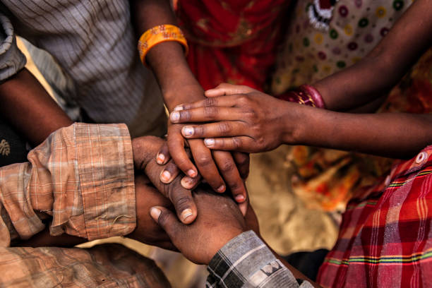istock Unity of Indian children, Asia 1255755016