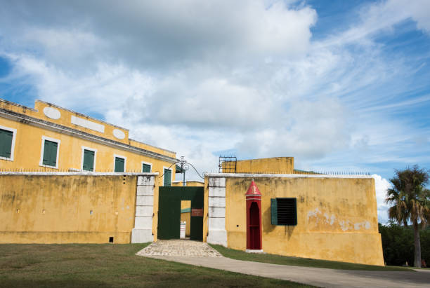 wejście do fortu christiansvaern - fort christiansvaern zdjęcia i obrazy z banku zdjęć