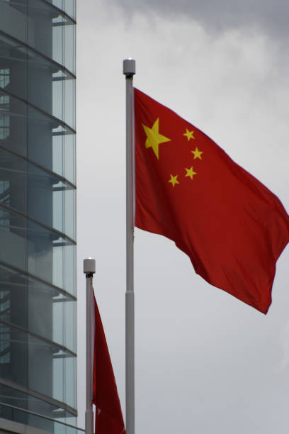 istock China and Hong Kong Flags 1255764681