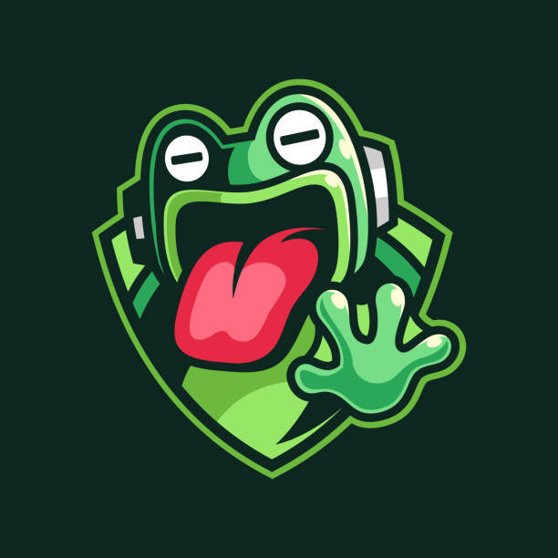 Frog Mascot Gaming Logo Design Stock Illustration - Download Image Now -  Frog, Logo, Match - Sport - iStock
