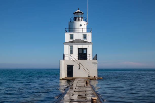 istock Manitowoc North Breakwater Lighthouse in Manitowoc, Wisconsin in July 1255769792
