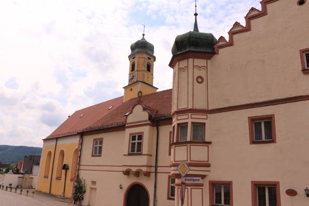 istock Historic buildings in Markt Essing 1255777415