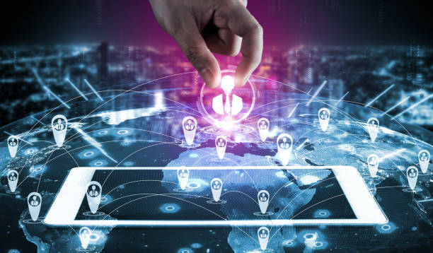 istock People network, human resources and customer relationship management CRM concept 1255785813
