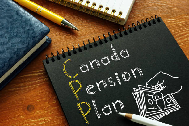 istock Canada Pension Plan CPP is shown on the conceptual business photo 1255786973