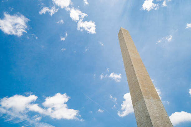 istock Washington Monument against Blue Sky, Washington DC 1255788133