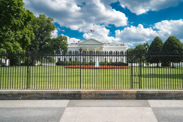 istock The White House in Washington DC and gate 1255790552