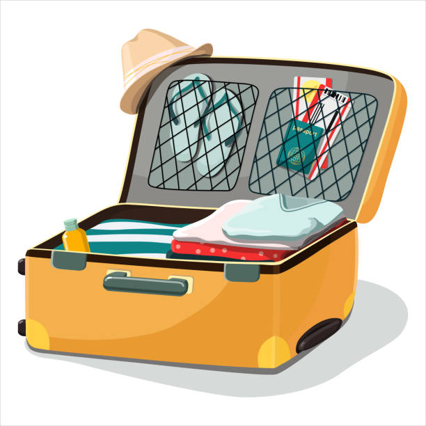 1,171 Packing Suitcase Cartoon Illustrations & Clip Art - iStock | Packing  for vacation vector