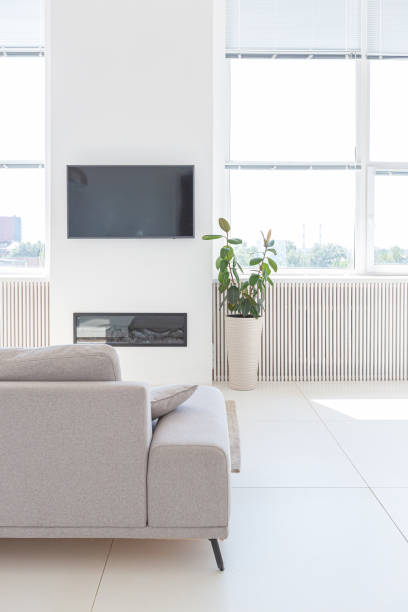 istock Cozy luxury modern interior design of a studio apartment 1255791228