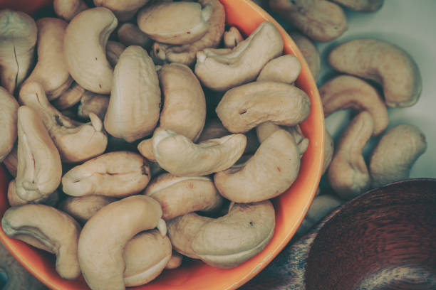 istock Close up Cashew nuts; Food Background 1255814130