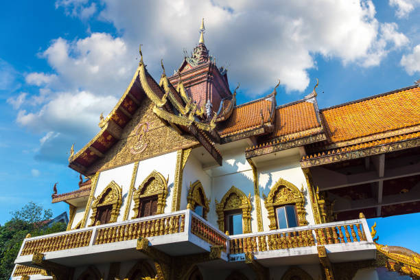 istock Buddhists temple in Chiang Mai 1255818765