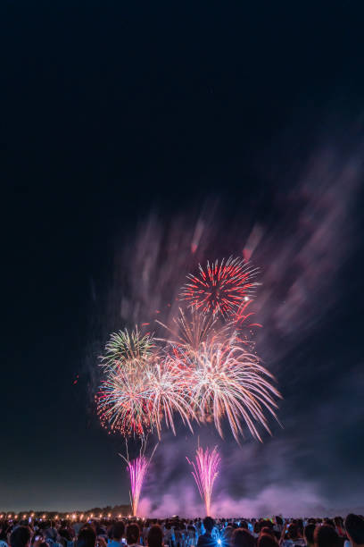 istock Fireworks festival in Kumagaya 1255821698