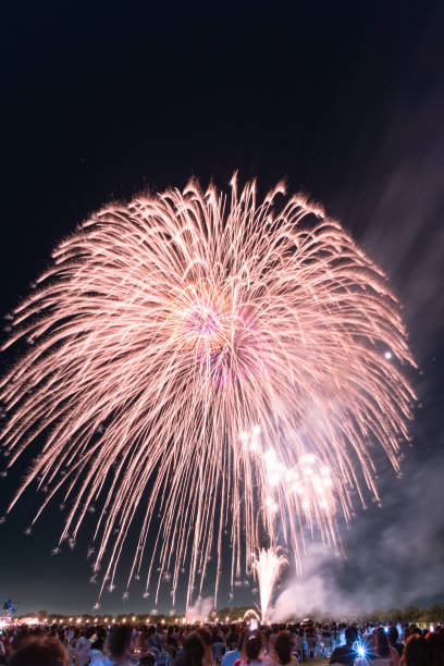 istock Fireworks festival in Kumagaya 1255821786