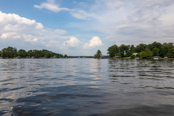 istock View over Calm Waters on Georgia Lake 1255822365
