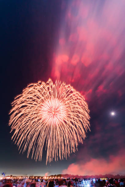 istock Fireworks festival in Kumagaya 1255822523
